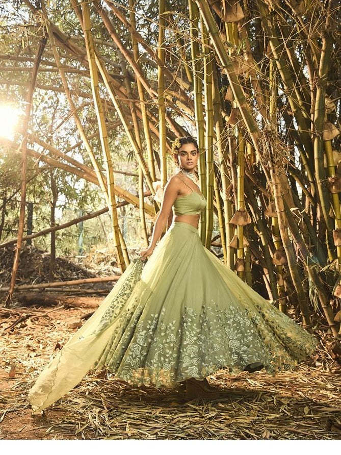 Gul Lehenga set with blouse and dupatta