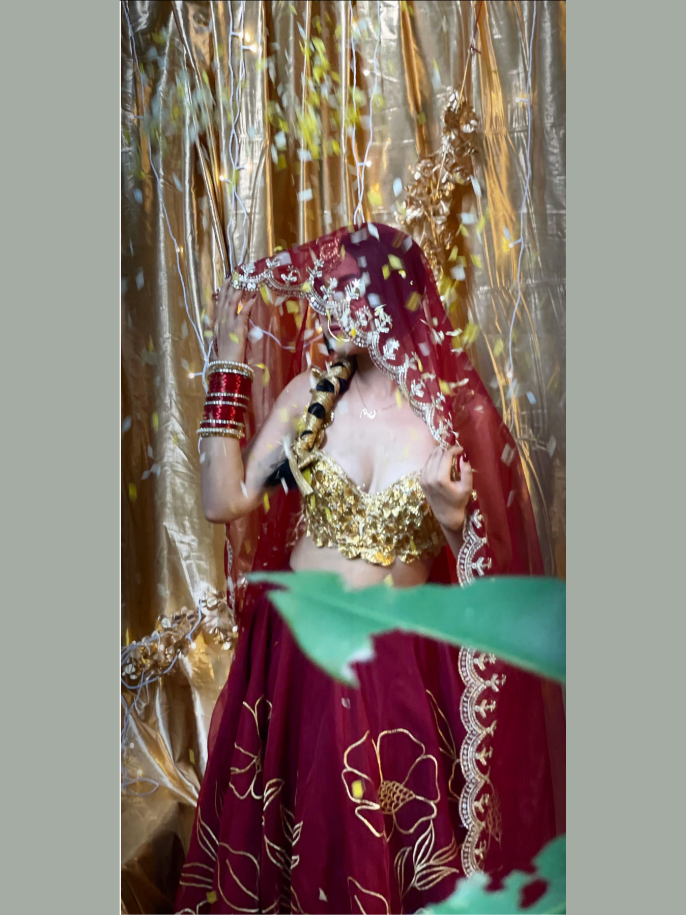 Kaneri Lehenga set with Blouse and dupatta